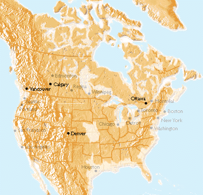 North America after the melt