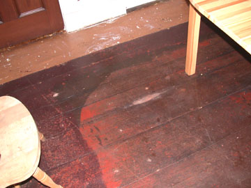 Dining room floor